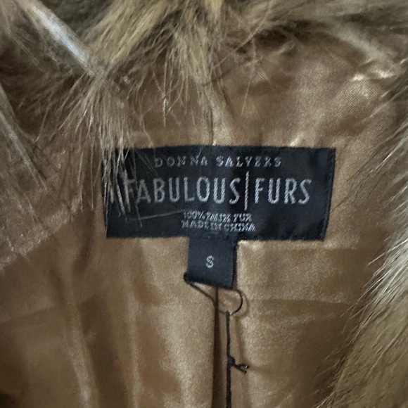 Tan Faux Fur Collar Coat - Picture 6 of 6